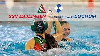 🟢🔴 Wasserball Bundesliga Frauen SSV Esslingen vs SV BlauWeiß Bochum [upl. by Saks]