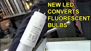 How To Convert Fluorescent Fixture to LED [upl. by Annaitat420]