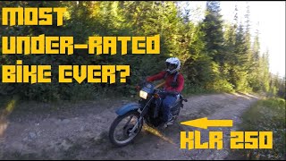 KLR 250 Ride Review An Incredibly Under Rated Dual Sport [upl. by Gabbi]