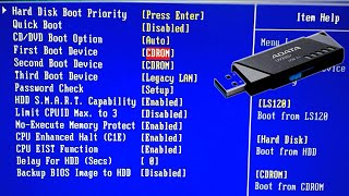 How to Boot From USB Device  Motherboard Bios Setting  Change Bios Boot order  2020 [upl. by Yruama]