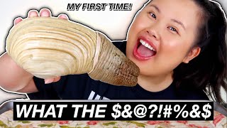 GIANT RAW GEODUCK EXOTIC FOOD MUKBANG 먹방 EATING SHOW [upl. by Greenland697]