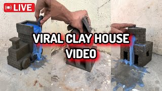 DESTROYING MUD CLAY HOUSE LIVE 🌟✨ shortvideo virel clayhouse [upl. by Adnilev491]