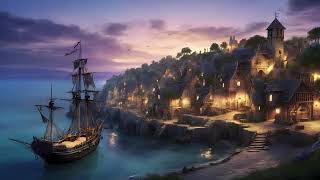 Pirate Haven Ambience Port Sounds No Music [upl. by Autumn595]