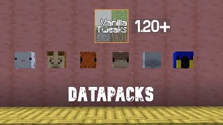 How to Download and Add Vanilla Tweaks Datapacks to Minecraft 120 [upl. by Dobson]