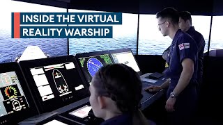 Warship virtual reality simulator transforming Royal Navy training [upl. by Rockey]