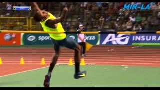 BARSHIM Mutaz Essa 243 Diamond League Brussels 2014 [upl. by Birdt]