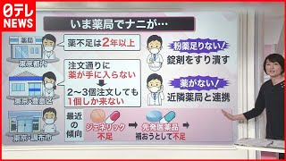 【解説】ジェネリック医薬品“供給不足”2年以上…いつまで続く？ その背景は『知りたいッ！』 [upl. by Cathrin]