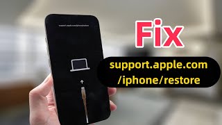 Fix iPhone Stuck on supportapplecomiphonerestore Screen 2024  3 Quick Ways [upl. by Neyud499]