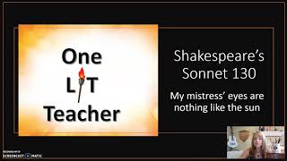 Shakespeares Sonnet 130  Analysis [upl. by Arracot]