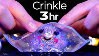 ASMR Crinkle Heaven for People Who Want to Fall Asleep Fast  3Hr No Talking [upl. by Lightfoot857]