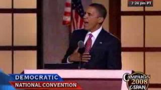 CSPAN Sen Barack Obamas Full Speech to the DNC [upl. by Ainimreh327]