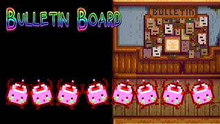 กระดานข่าวBulletin BoardFriendship CC bundleStardew Valley [upl. by Edrock227]