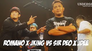 DEE amp SIR DEO vs ROMANO amp JKING  Reaction Video  Tito Shernan BALAGBAGAN [upl. by Chlores]