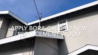 BoraCare Fascia Board Raw Wood Preparation Treatment to Prevent Termite Damage [upl. by Merci128]