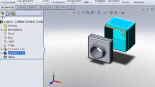 SolidWorks Tutorial Learn SolidWorks Lesson2 Assembly [upl. by Rehptsirhc]