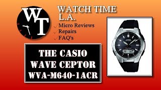 Casio Wave Ceptor Review  The Perfect watch You Decide WVAM6401ACR [upl. by Leamaj820]