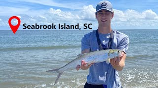 Surf Fishing Seabrook Island South Carolina [upl. by Gaal]