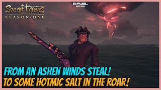 Yoinking an Ashen Winds amp farming some salt at Morrows Peak Rowboat Plays  Sea of Thieves [upl. by Finah]