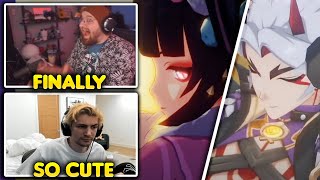 Streamers React To NEW YunJin Character Reveal Trailer  Genshin Impact Reactions 4 [upl. by Aniaj]