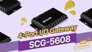 8port RS232 Ethernet Device Server  SCG5608 [upl. by Dorian]