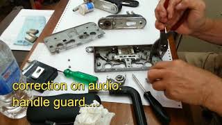 HOW TO HAND CHANGE ISEO EURO lock with a 2 position EURO HOLES [upl. by Adelind]