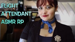 Flight Attendant RP ☁️✈️ ☁️ ASMR Flights [upl. by Helsa]