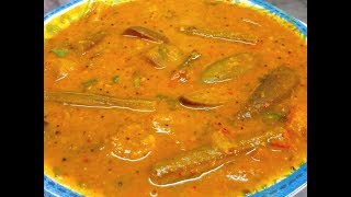 அரைச்சுவிட்ட சாம்பார்  arachuvitta sambar  coconut sambar recipe in tamil  side dish for idly [upl. by Rusticus]