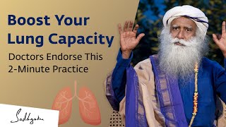 2Minute Breathing Practice To Boost Immunity  Guided By Sadhguru  Free [upl. by Arremat]