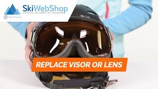 How do I change the lens or visor of my ski helmet  SkiWebShop [upl. by Ziguard]