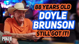 Doyle Brunson Wins 10th amp Final World Series of Poker Gold Bracelet [upl. by Odravde333]