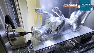 5 Axis Machining Panther  HAIMER  Open Mind [upl. by Leifeste]