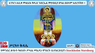 እንኳን ለሊቀ መልአኩ ቅዱስ ገብርኤል መታሰቢያ በዓል በሰላም አደረሳችሁ ። መስከረም 19 2017 ሥርዓተ ቅዳሴ ቀጥታ ሥርጭት [upl. by Anitnatsnoc]