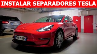 Cómo instalar separadores en un Tesla Model 3 Performance [upl. by Arrad]