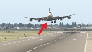 Pilot Saved All Passengers With This Landing XP11 [upl. by Buddy]