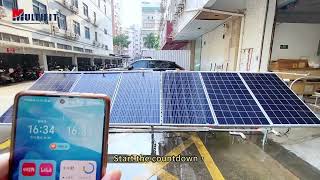 MULTIFIT Companys timed solar spray cleaning system display [upl. by Oileduab]