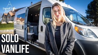 Solo Van Life Tour Living in a Custom Built 2014 Dodge Ram Promaster [upl. by Liberati]