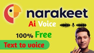 Ai Voice kaise banaye  Text to speech  Narakeet se voice kaise Banaye [upl. by Race]