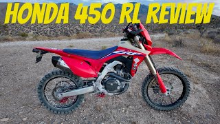 Honda CRF 450 RL Review  6000 Mile Review  The Best Modern Day DualSport [upl. by Aretina]