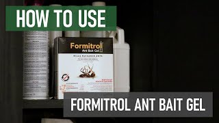 How to Use Formitrol Ant Gel Bait DIY Ant Control [upl. by Melessa]