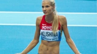 Darya Klishina Дарья Клишина 2013 12v IAAF Moscow WC August 11th 2 [upl. by Dot]