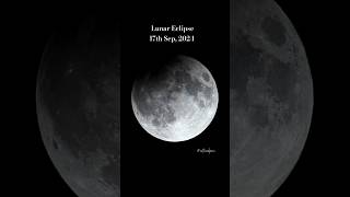 I captured this incredible time lapse of partial Lunar Eclipse on 17th Sep 2024 through a telescope [upl. by Yramesor]