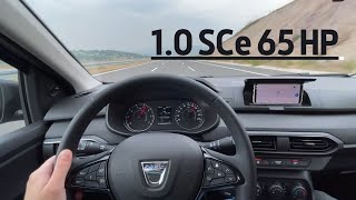 Dacia Sandero 10 SCe 65 HP Fuel Consumption and Top Speed [upl. by Libb]