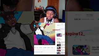 THE PARTY NEVER ENDS IS COMING 😀 shorts juicewrld loosereacts explore rap hiphop [upl. by Ettezzil68]