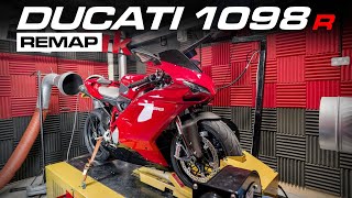 Ducati 1098 With Termignoni Full Decat System  BHP UK Custom ECU Remapping [upl. by Yvi]