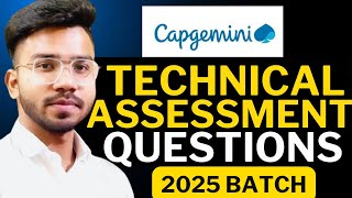 Capgemini Technical MCQ Questions amp Answers 2024  Capgemini Technical Assessment [upl. by Grete]