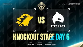 EN M4 Knockout Stage Day 6  ONIC vs ECHO Game 4 [upl. by Cicero974]