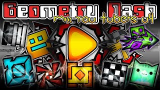 🔥🔥EPIC TEXTURE PACK  MIX YOU TUBERS V4  Geometry Dash 211  Android amp Steam 🔥🔥 [upl. by Alih382]