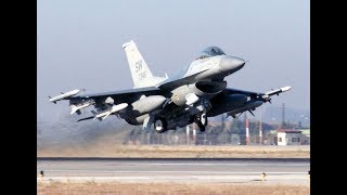 NATO F16 amp Tornado Fighter Jets Take Off From Italian Air Force Base [upl. by Aivatnwahs]