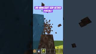 Minecraft Aether Portal Bedrock 120 [upl. by Morrell765]