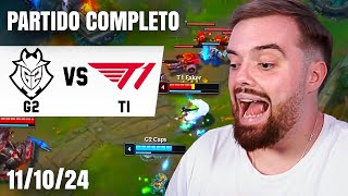 G2 vs T1｜EL PARTIDO DEL AÑO｜QUIEN GANE A CUARTOS [upl. by Eidorb]